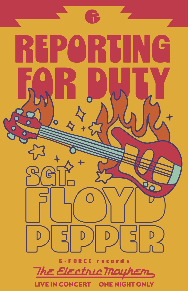 ExteriorQueueTBDSizeFORK0C07ConcertWheatpasteFloydB | The Main Street Mouse Exterior Queue TBD Size FORK0C07 Concert Wheatpaste Floyd B