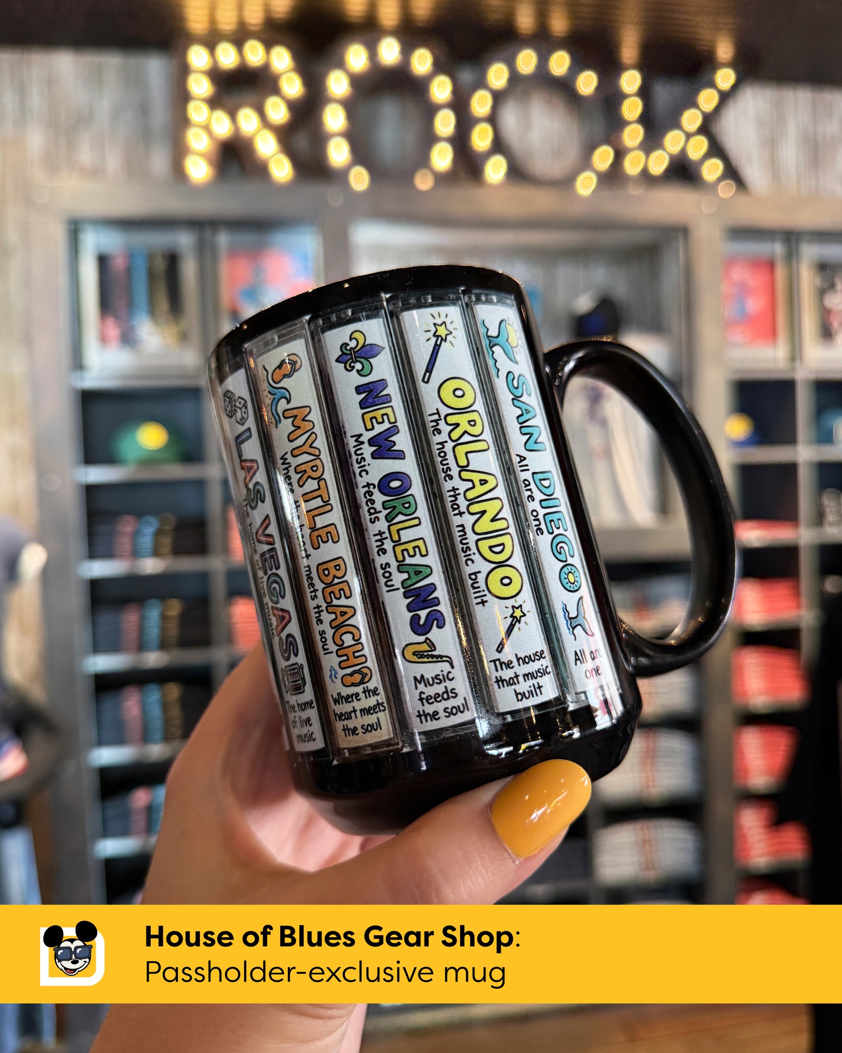 House of Blues Gear Shop | The Main Street Mouse House of Blues Gear Shop