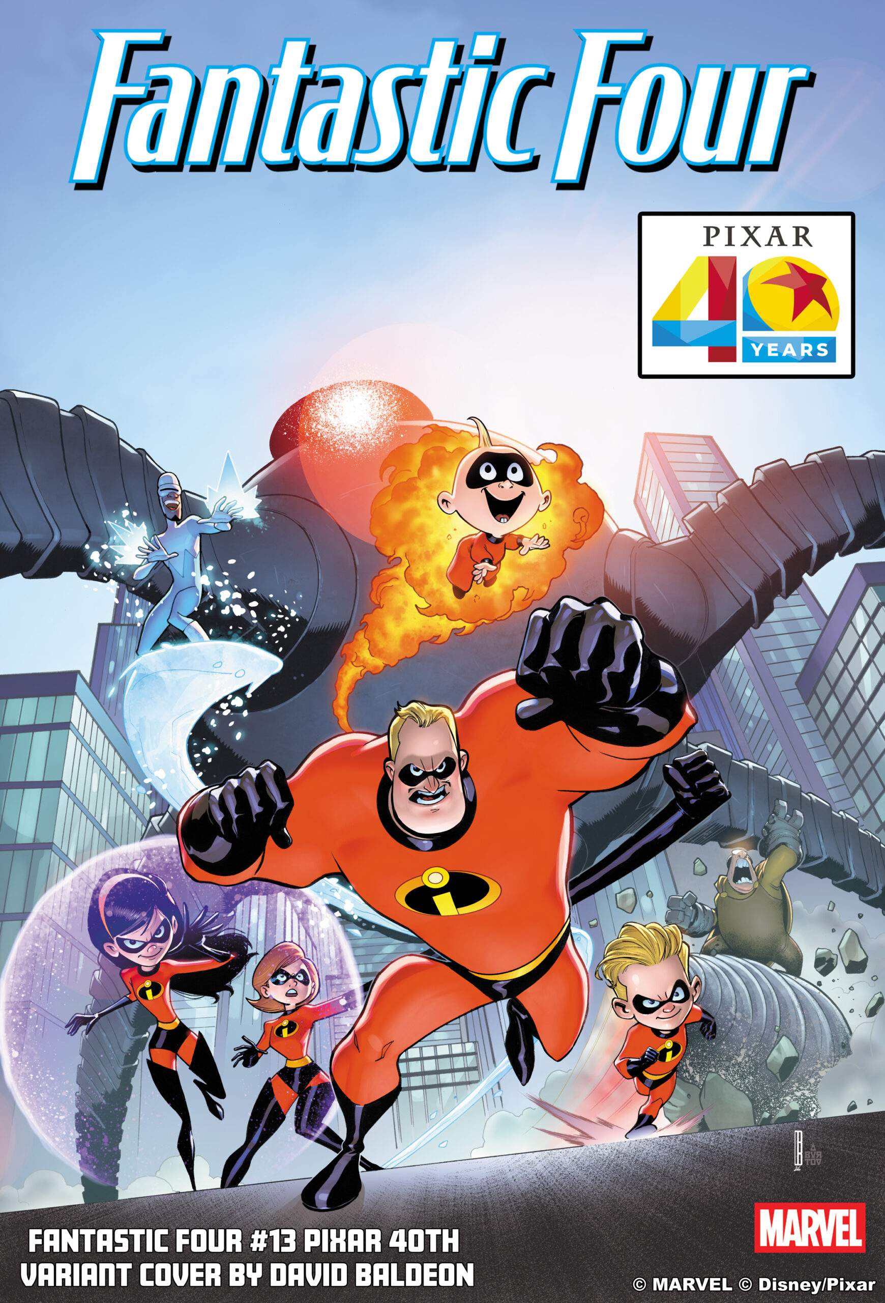 FANTASTIC FOUR 13 an homage of Fantastic Four 1961 159 featuring characters from The Incredibles | The Main Street Mouse Fantastic Four 13 an Homage of Fantastic Four 1961 159 Featuring Characters from the Incredibles