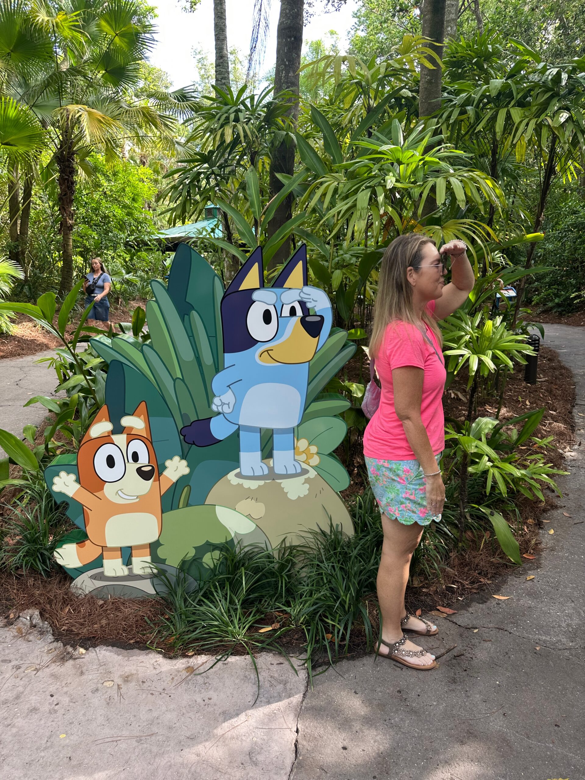 Bluey photo op Animal Kingdom | The Main Street Mouse Bluey Photo Op Animal Kingdom
