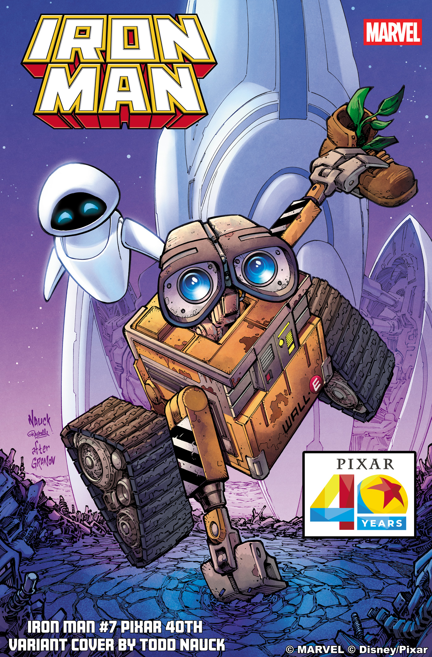 IRON MAN 7 an homage of Iron Man 1998 76 featuring characters from WALLE | The Main Street Mouse Iron Man 7 an Homage of Iron Man 1998 76 Featuring Characters from Wall e