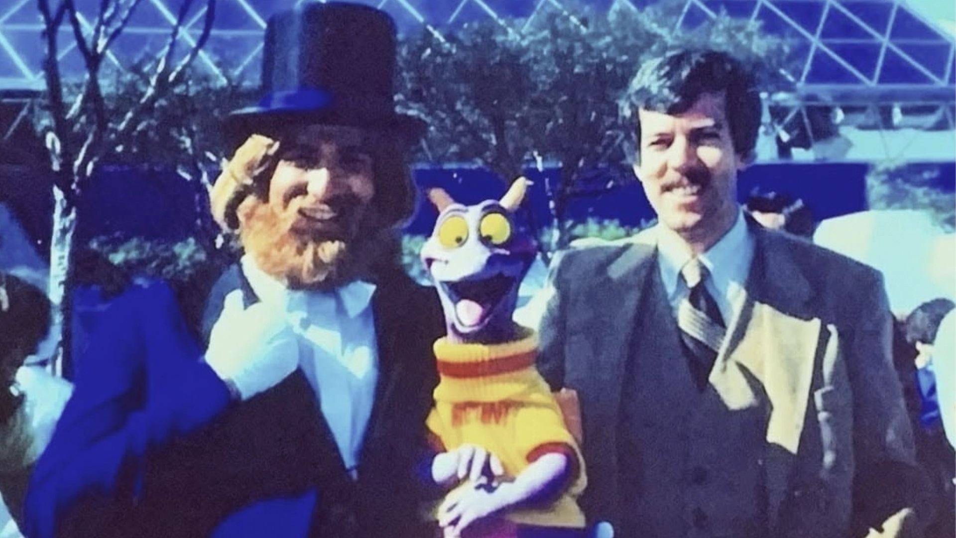 Dreamfinder Figment and Tony Baxter