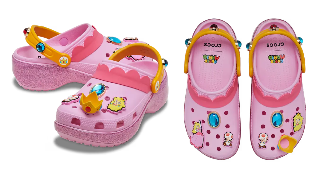Princess Peach Platform Clog | The Main Street Mouse Princess Peach Platform Clog
