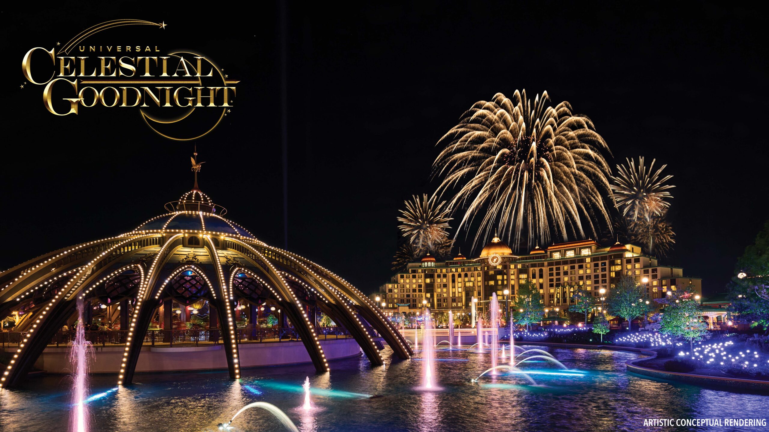 Universal Epic Universe to Debut New Nighttime Spectacular Universal Celestial Goodnight Beginning July 7 | The Main Street Mouse Universal Epic Universe to Debut New Nighttime Spectacular universal Celestial Goodnight Beginning July 7