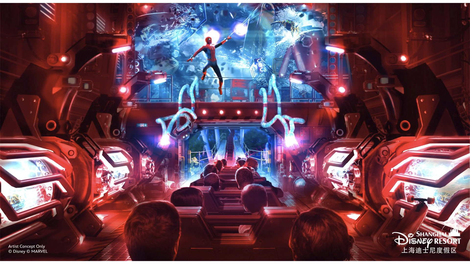 Shanghai Disneylands SpiderMan Roller Coaster Just Hit a Huge Milestone | The Main Street Mouse Shanghai Disneylands Spider man Roller Coaster Just Hit a Huge Milestone