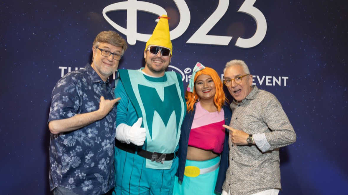 Meet Phineas and Ferb creators Dan Povenmire voice of Dr Doofenshmirtz and Swampy Marsh voice of Major Monogram | The Main Street Mouse Meet Phineas and Ferb Creators Dan Povenmire voice of Dr Doofenshmirtz and Swampy Marsh voice of Major Monogram
