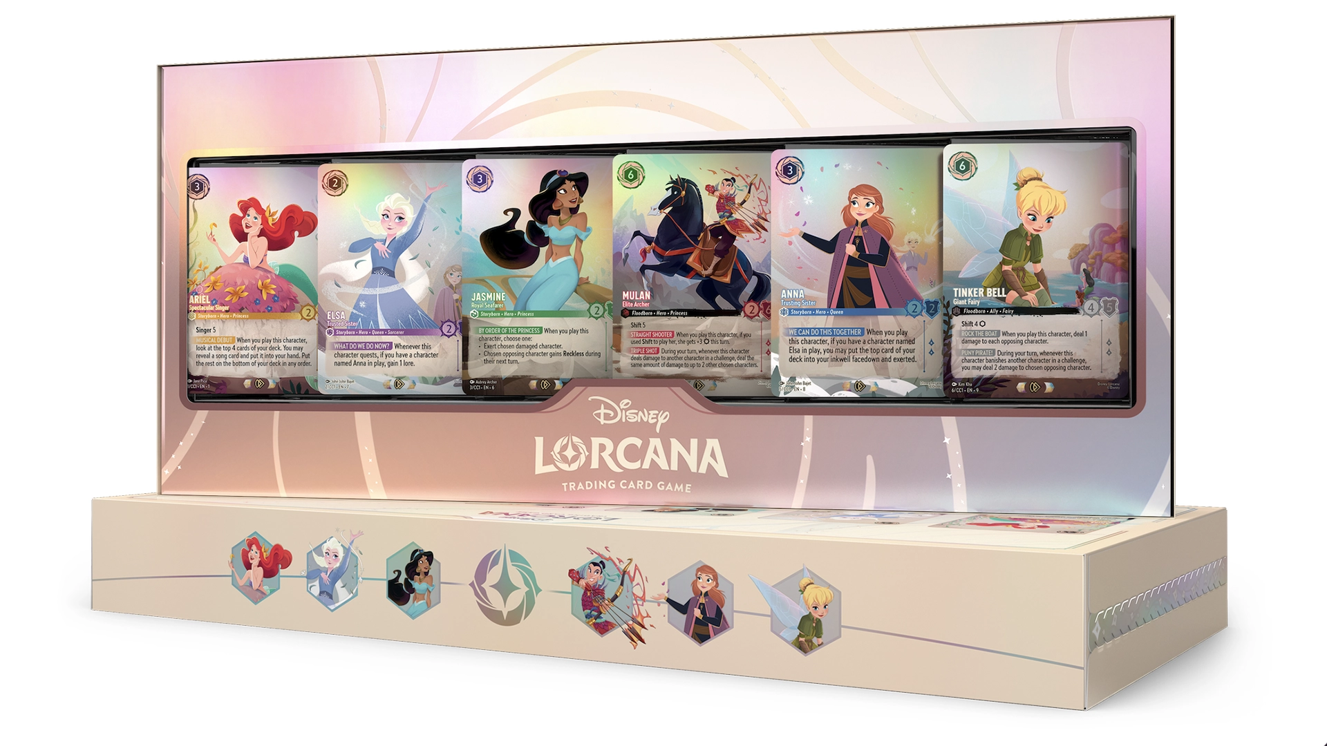 Disney Lorcana Unveils the Beautiful New Disney Heroines Curators Collection