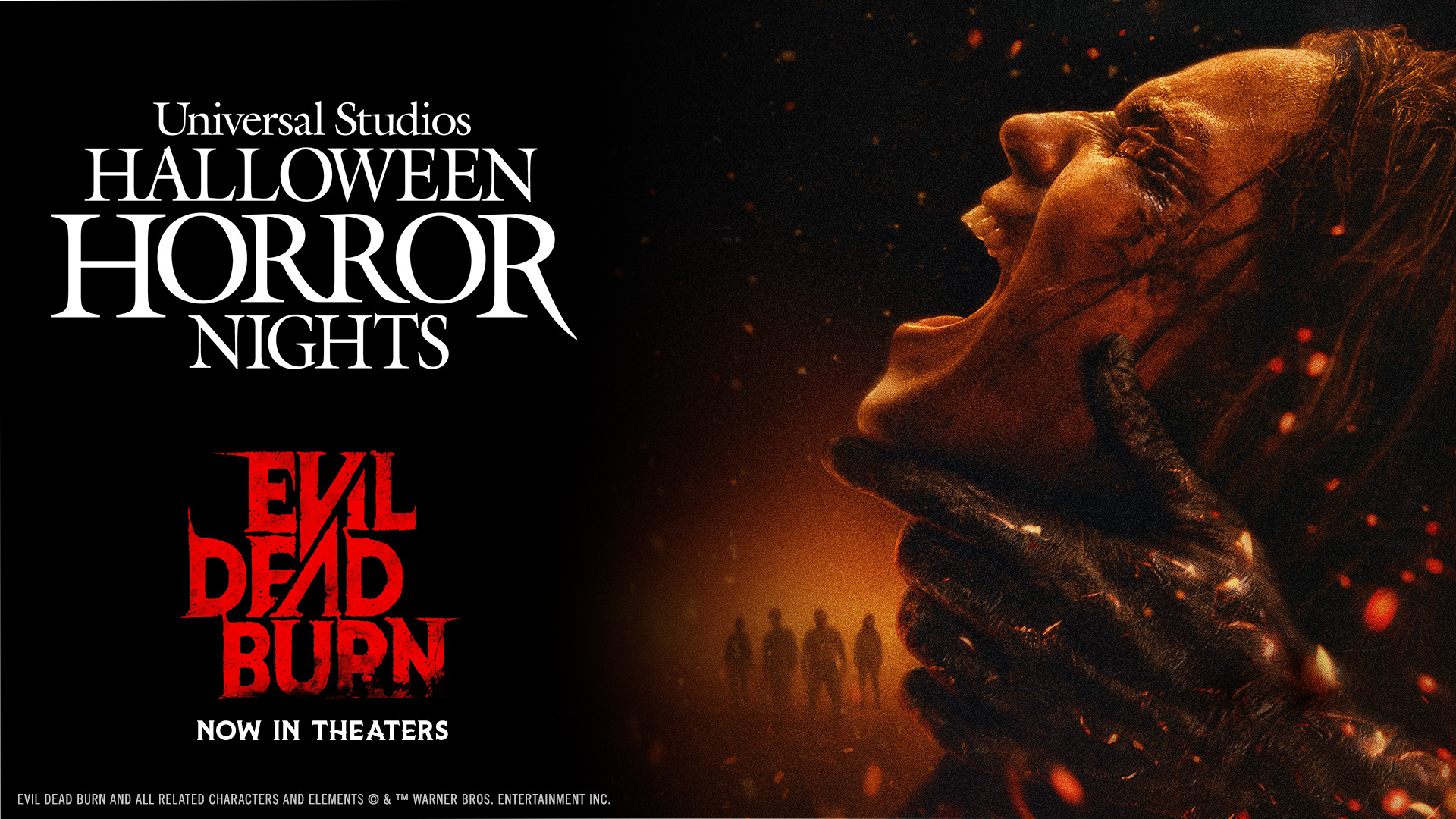 Halloween Horror Nights Reveals Evil Dead Burn Haunted House Coming to Universal Orlando and Hollywood