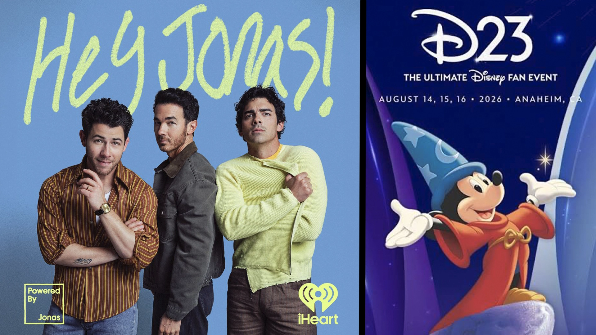 Jonas Brothers to Record Hey Jonas Live at D23 2026