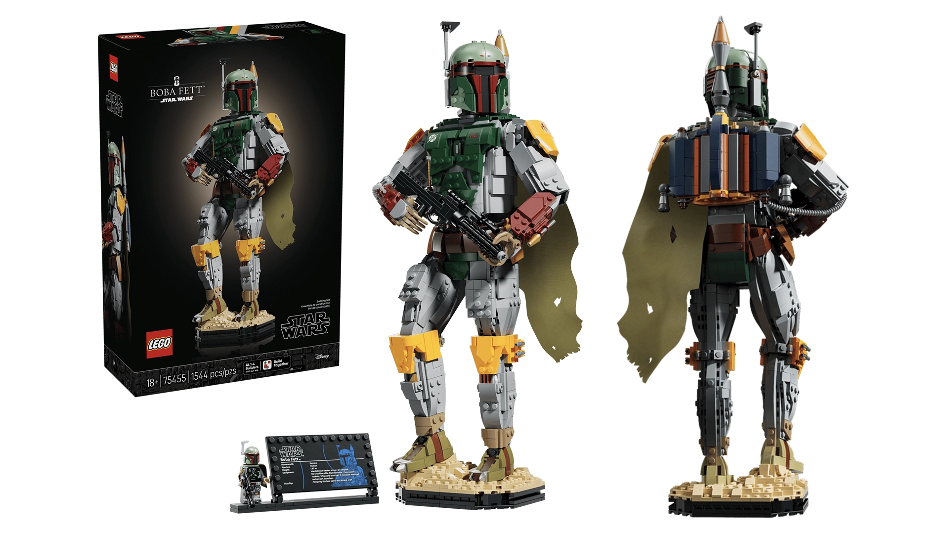 Lego Reveals Massive 1544 piece Boba Fett Set for Adult Star Wars Collectors