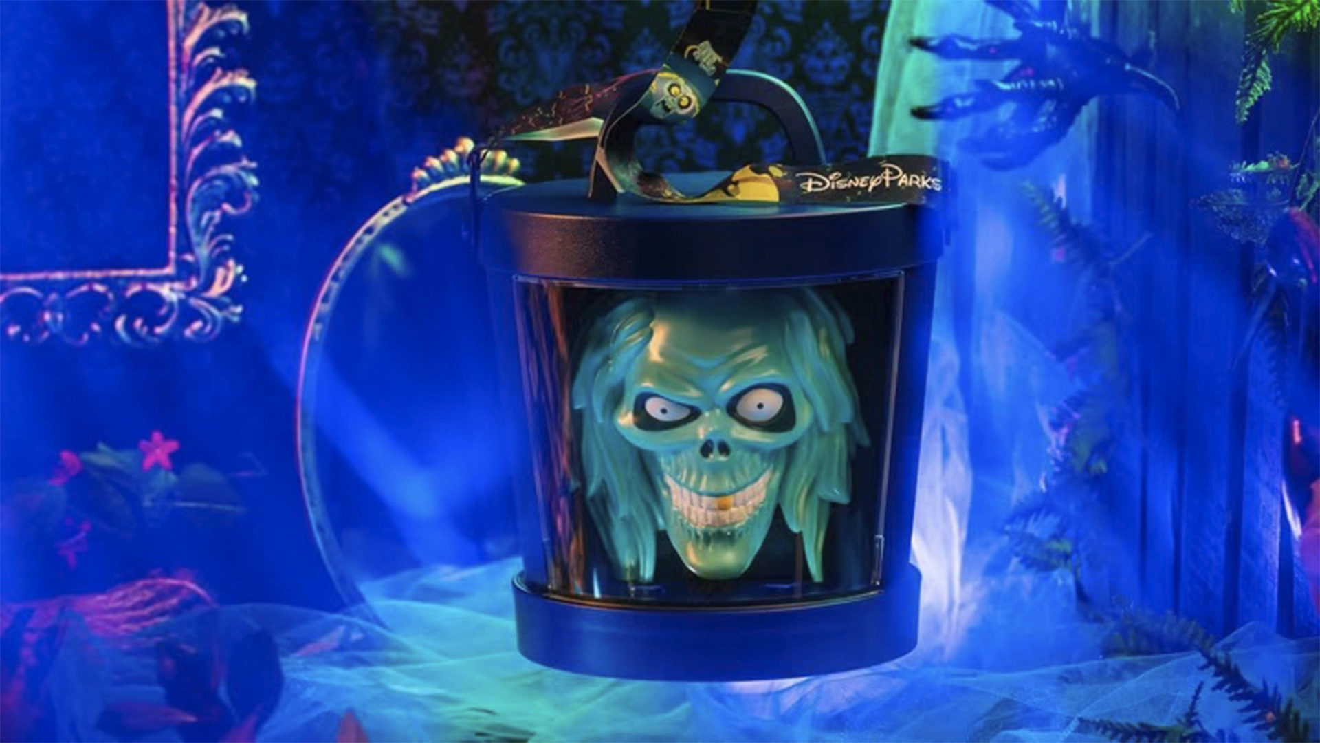 New Haunted Mansion Hatbox Ghost Popcorn Bucket