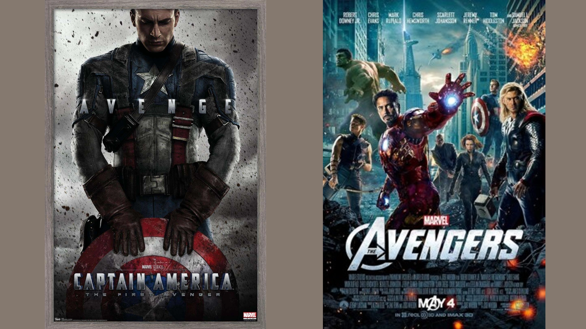 Captain America the First Avenger and Avengers