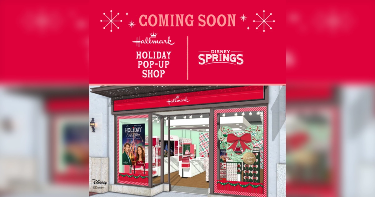 Hallmark is Opening a Holiday Pop up Shop at Disney Springs This Fall