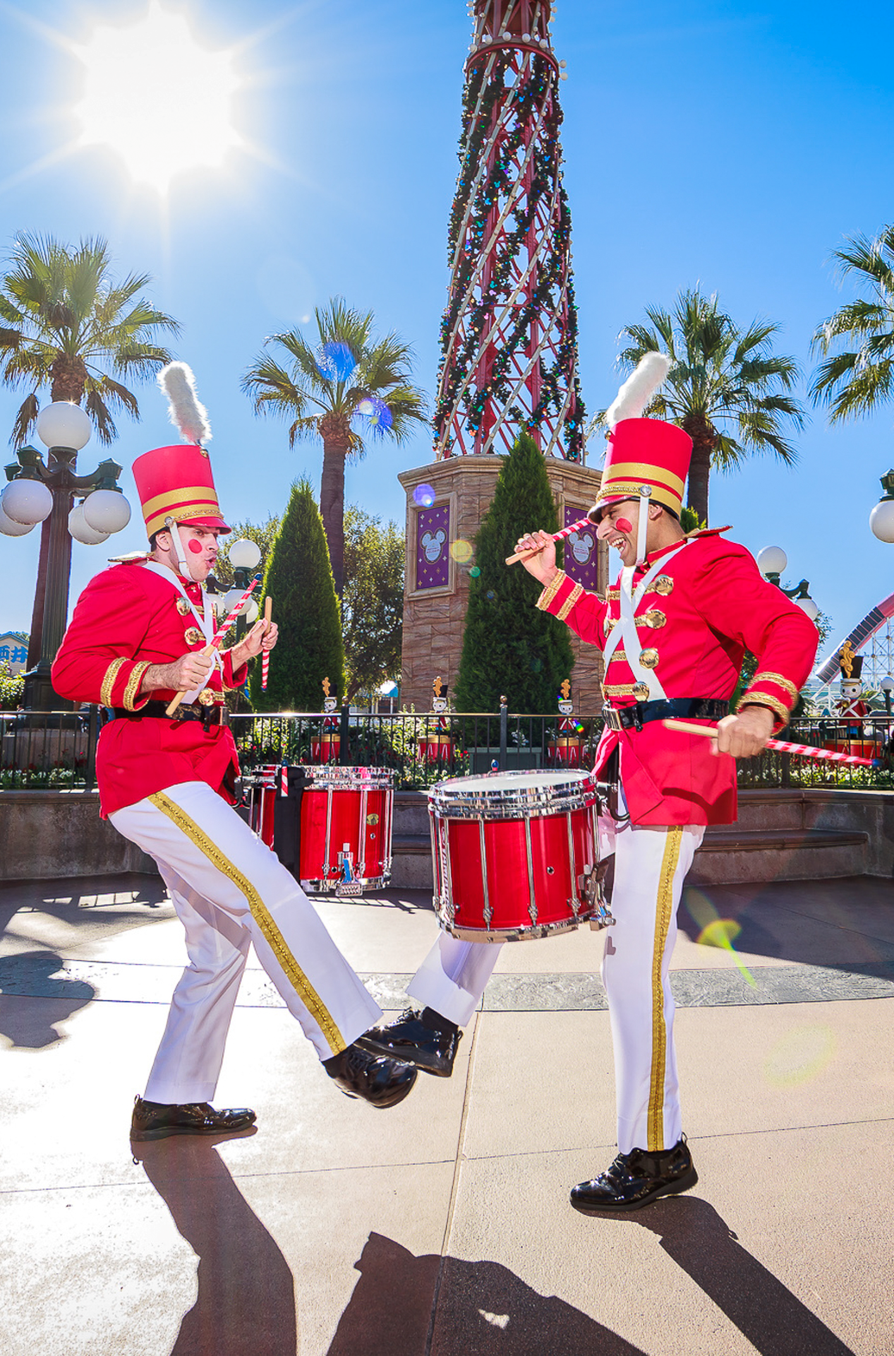 HolidayDrummersCaliforniaAdventure | The Main Street Mouse Holiday drummers california adventure