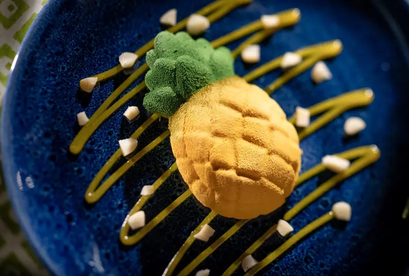 Pineapple cheesecake | The Main Street Mouse Pineapple Cheesecake