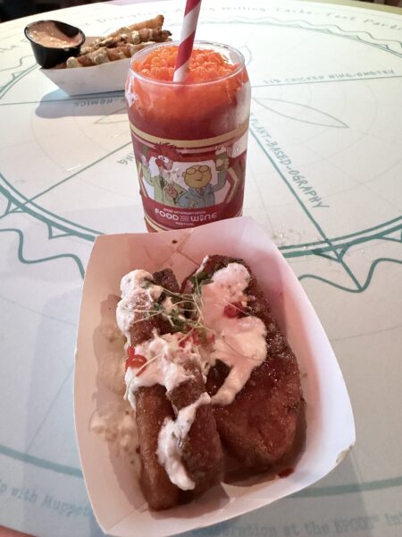 Pomegranate Raspberry Frozen Ice Tea Epcot
