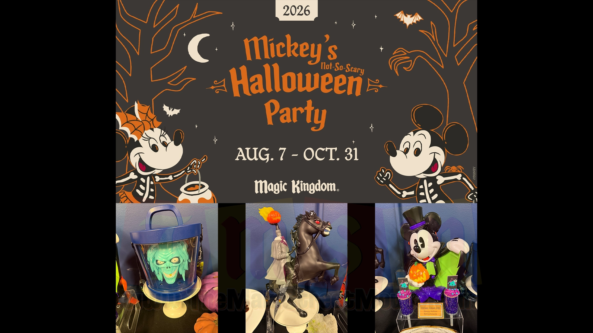 New Popcorn Buckets Cast Member Costumes Debut for Mickeys Not so scary Halloween Party 2026