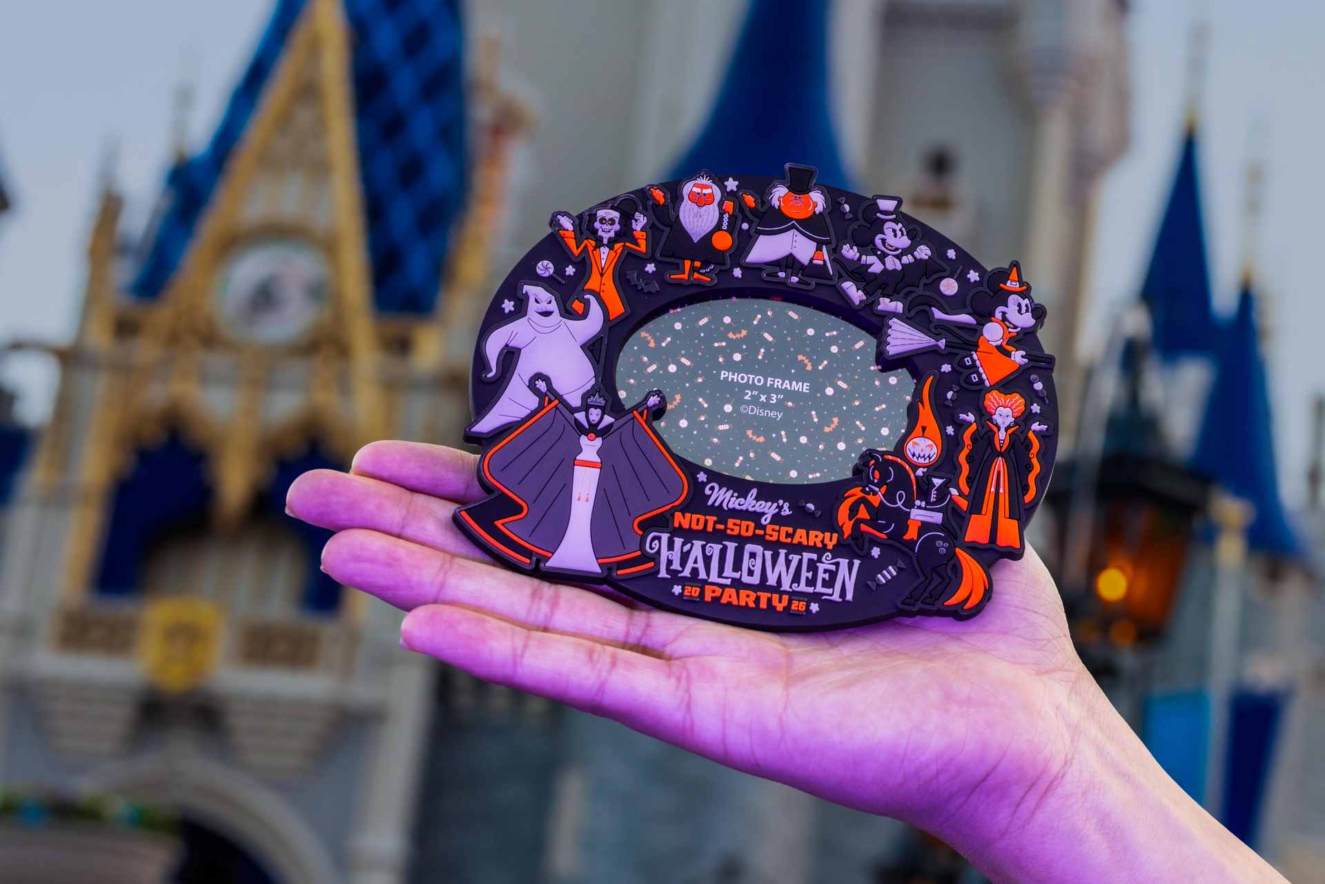 MickeysNotSoScaryHalloweenPartyFrame | The Main Street Mouse Mickeys not so scary halloween party frame
