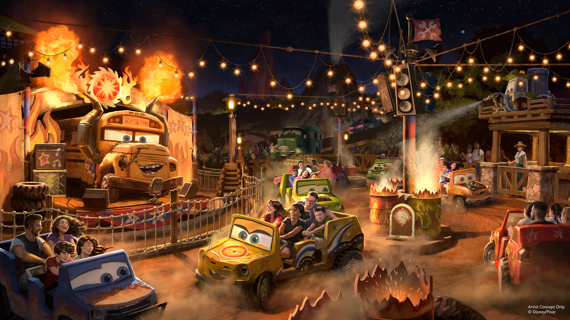 MissFrittersDaredevilSpinAlongatPistonPeak | The Main Street Mouse Miss fritters daredevil spin along at piston peak