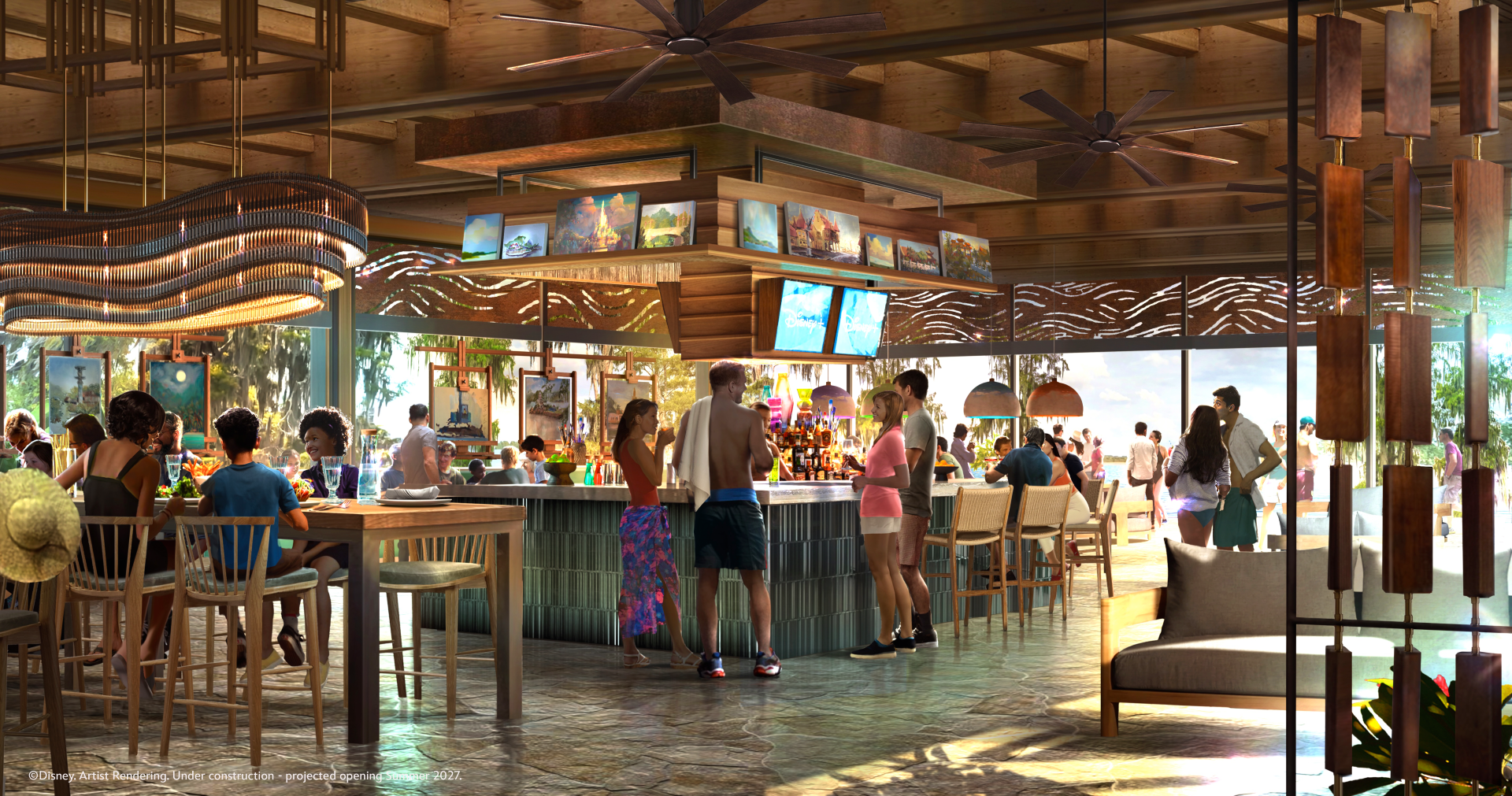 Paint out point bar grill