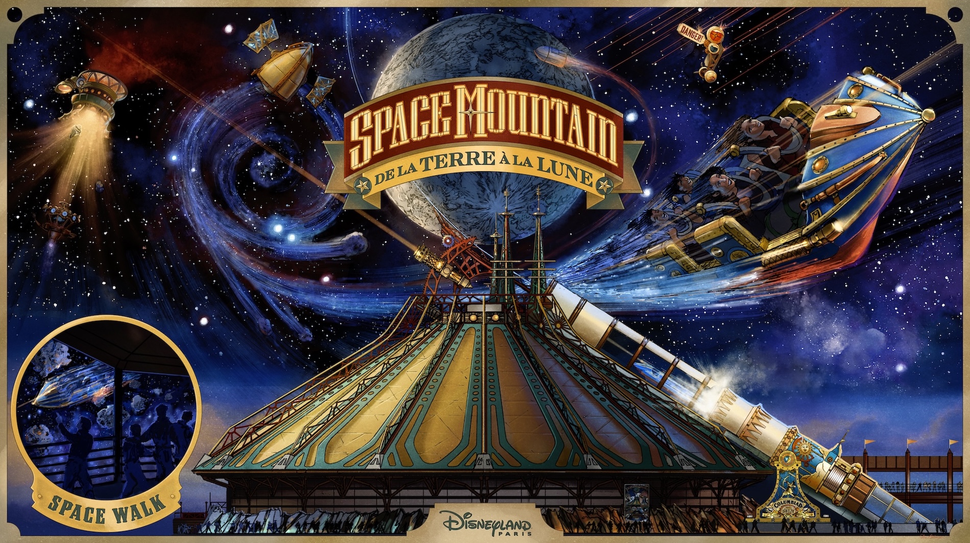 Classic Space Mountain Story is Returning to Disneyland Paris