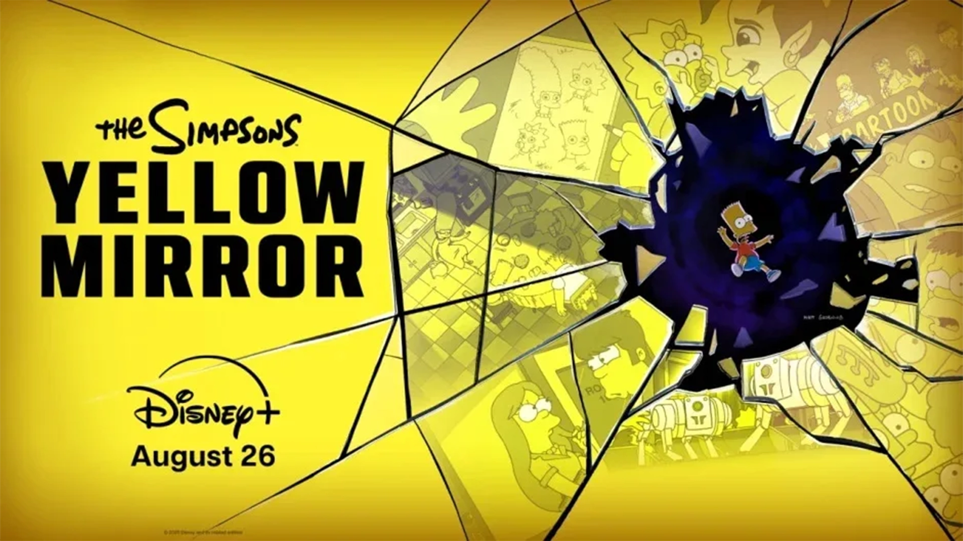 The Simpsons Is Parodying Black Mirror in a New Disney+ Special Called Yellow Mirror | The Main Street Mouse the Simpsons is Parodying Black Mirror in a New Disney+ Special Called yellow Mirror