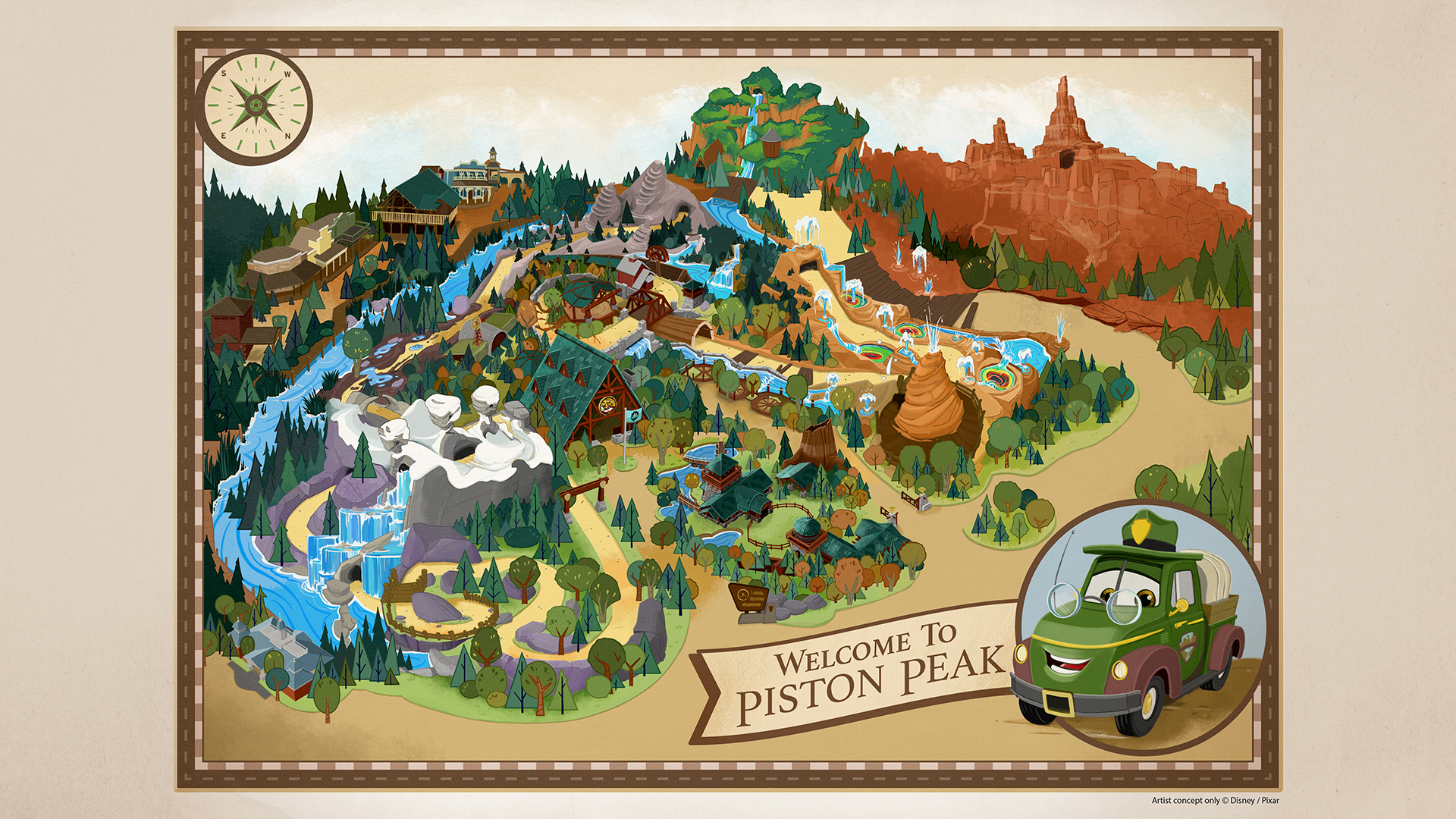 WelcomeToPistonPeakFrontierlandMagicKingdom | The Main Street Mouse Welcometopistonpeakfrontierlandmagickingdom