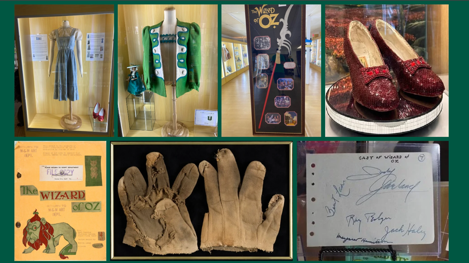 Wizard of oz museum artifacts | The Main Street Mouse Wizard of Oz Museum Artifacts