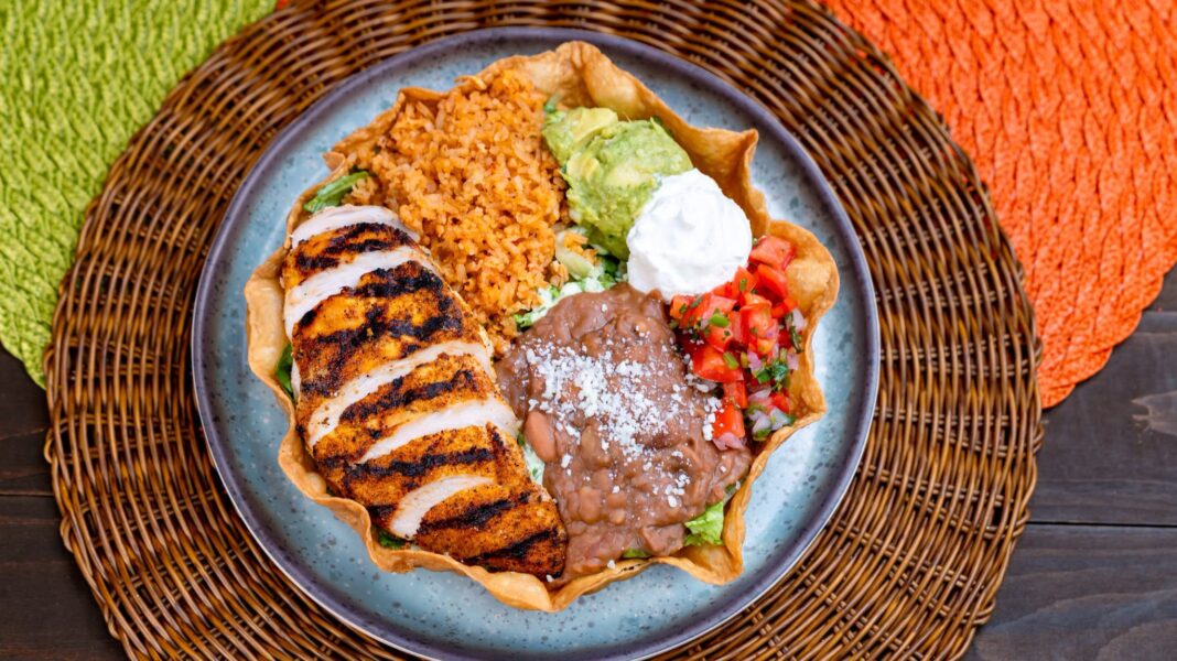 Chicken Tostada Salad