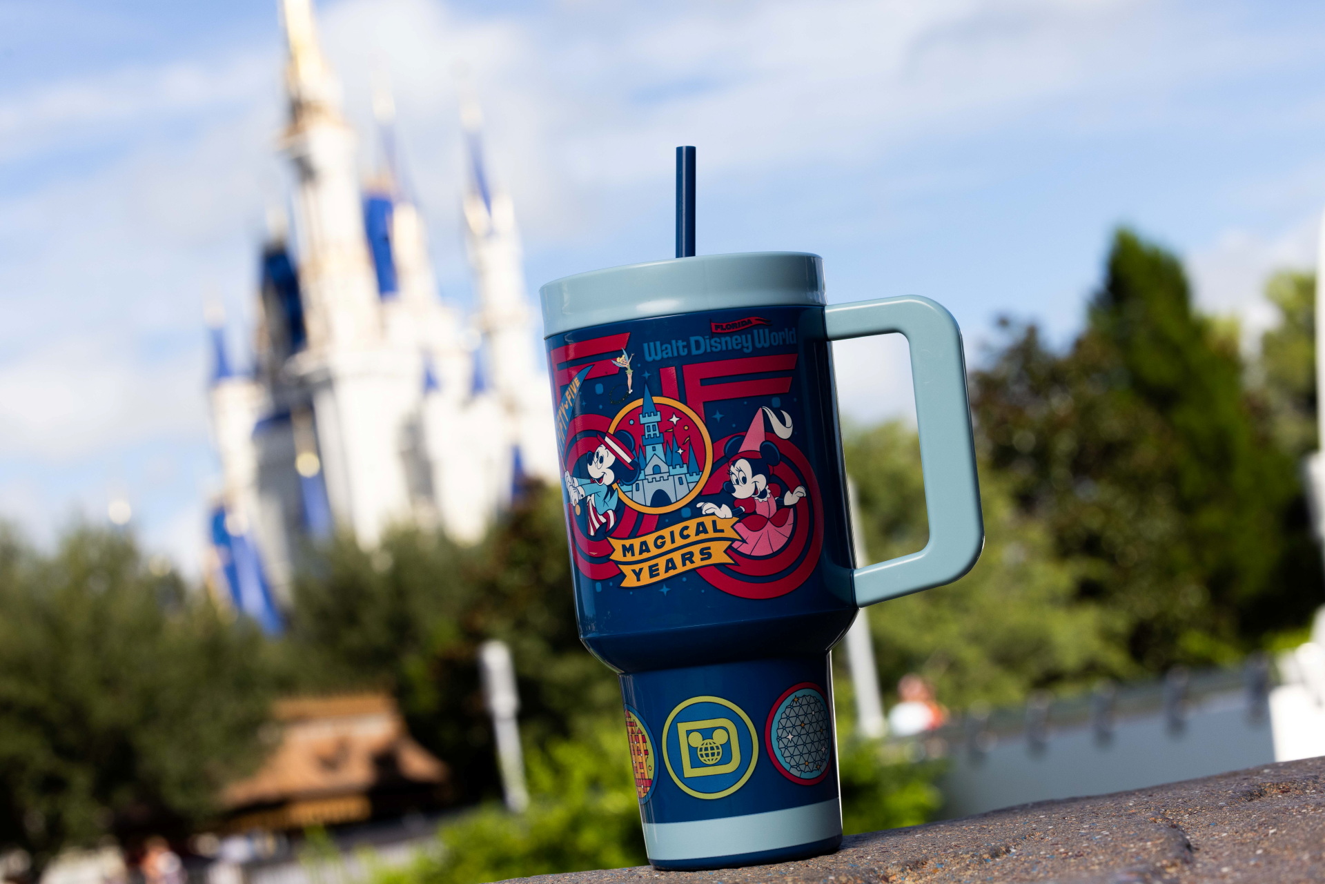DisneyWorld55thAnniversaryTumbler | The Main Street Mouse Disney world 55th anniversary tumbler