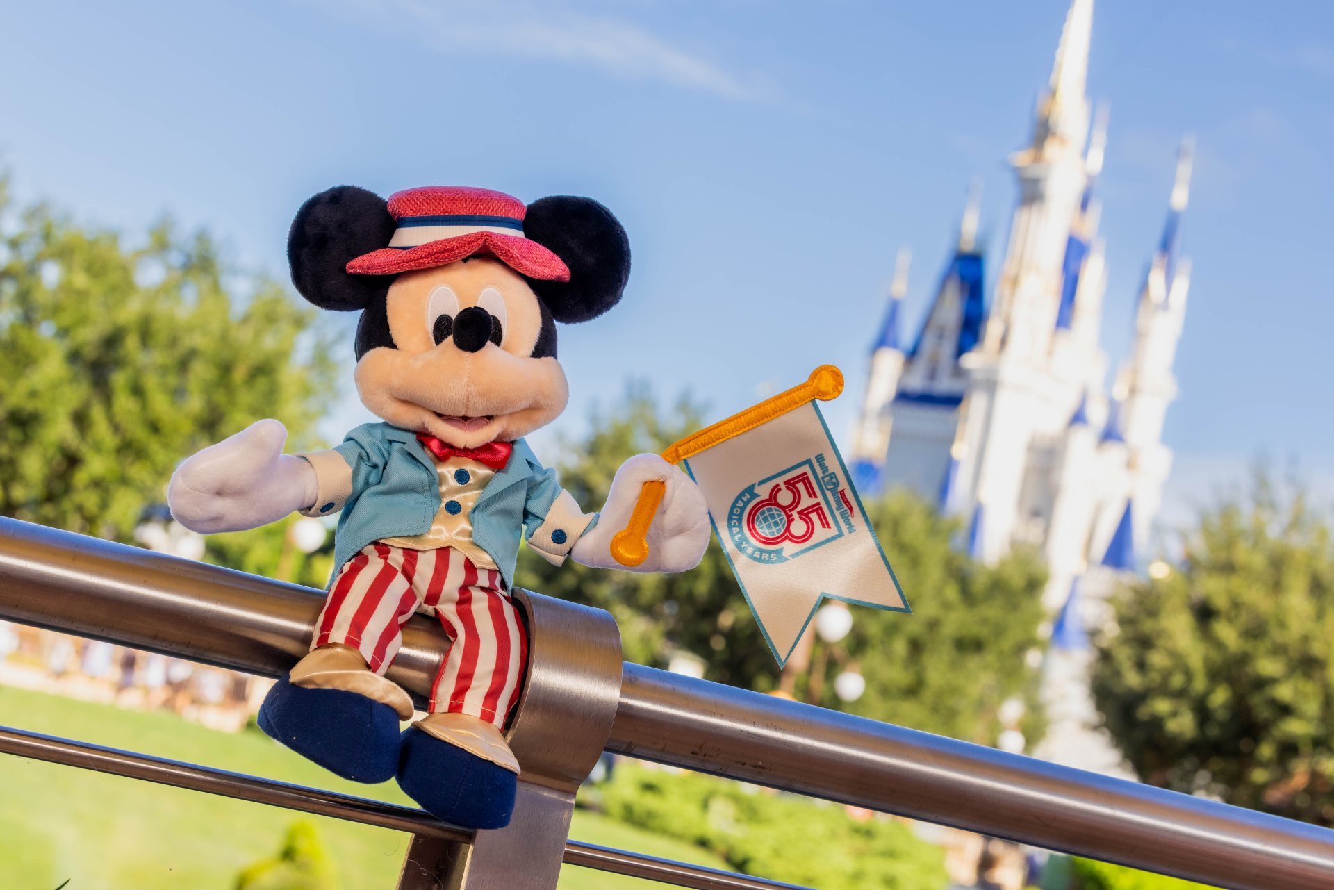 DisneyWorldMickeyMousePlush55th | The Main Street Mouse Disney world mickey mouse plush 55th