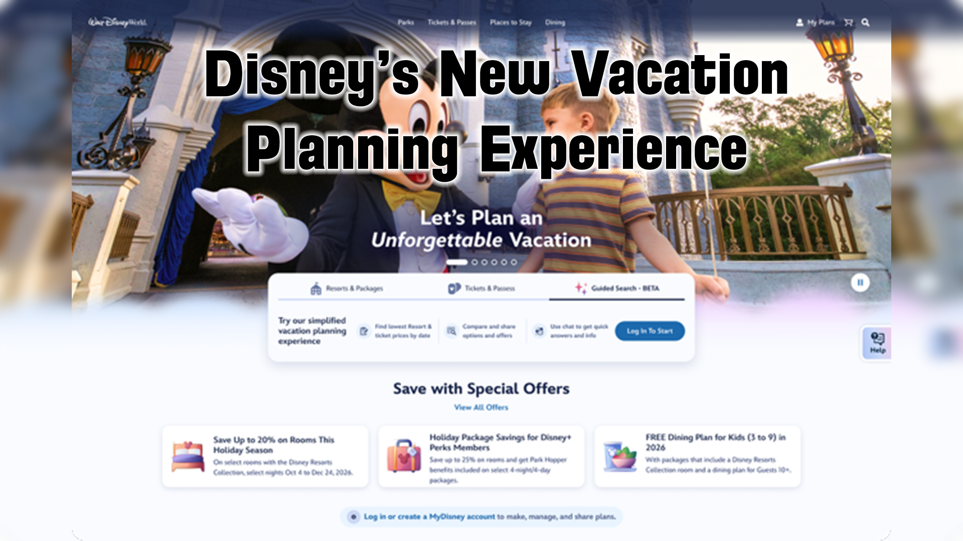 Walt Disney World is Upgrading the Way You Plan Your Vacation and Its Powered by Ai