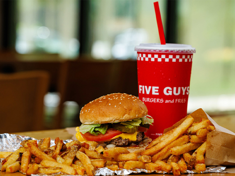 Five guys featured