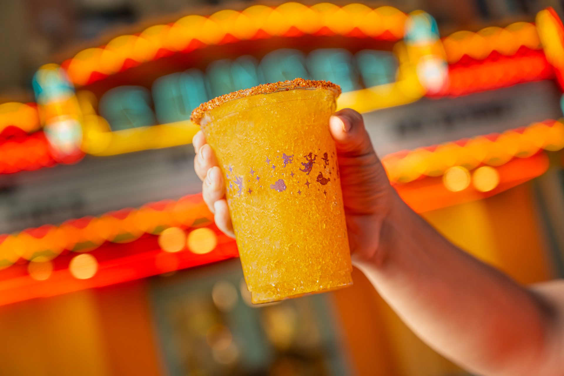GoldenFrozenFlameSlush | The Main Street Mouse Golden frozen flame slush