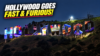 Universal Studios Hollywood Transforms the Hollywood Sign to Celebrate Fast and Furious: Hollywood Drift