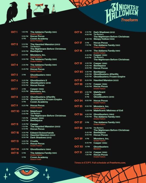 Freeform 31 Nights of Halloween