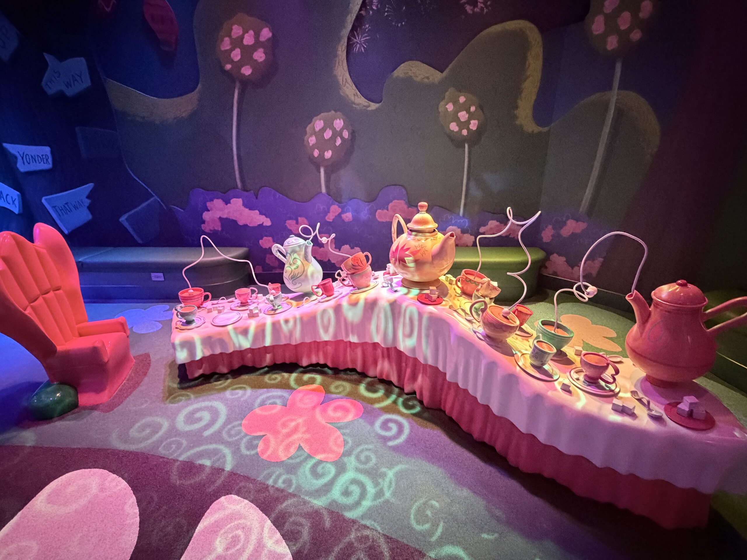 Mary Blair Alice in Wonderland play area | The Main Street Mouse Mary Blair Alice in Wonderland Play Area