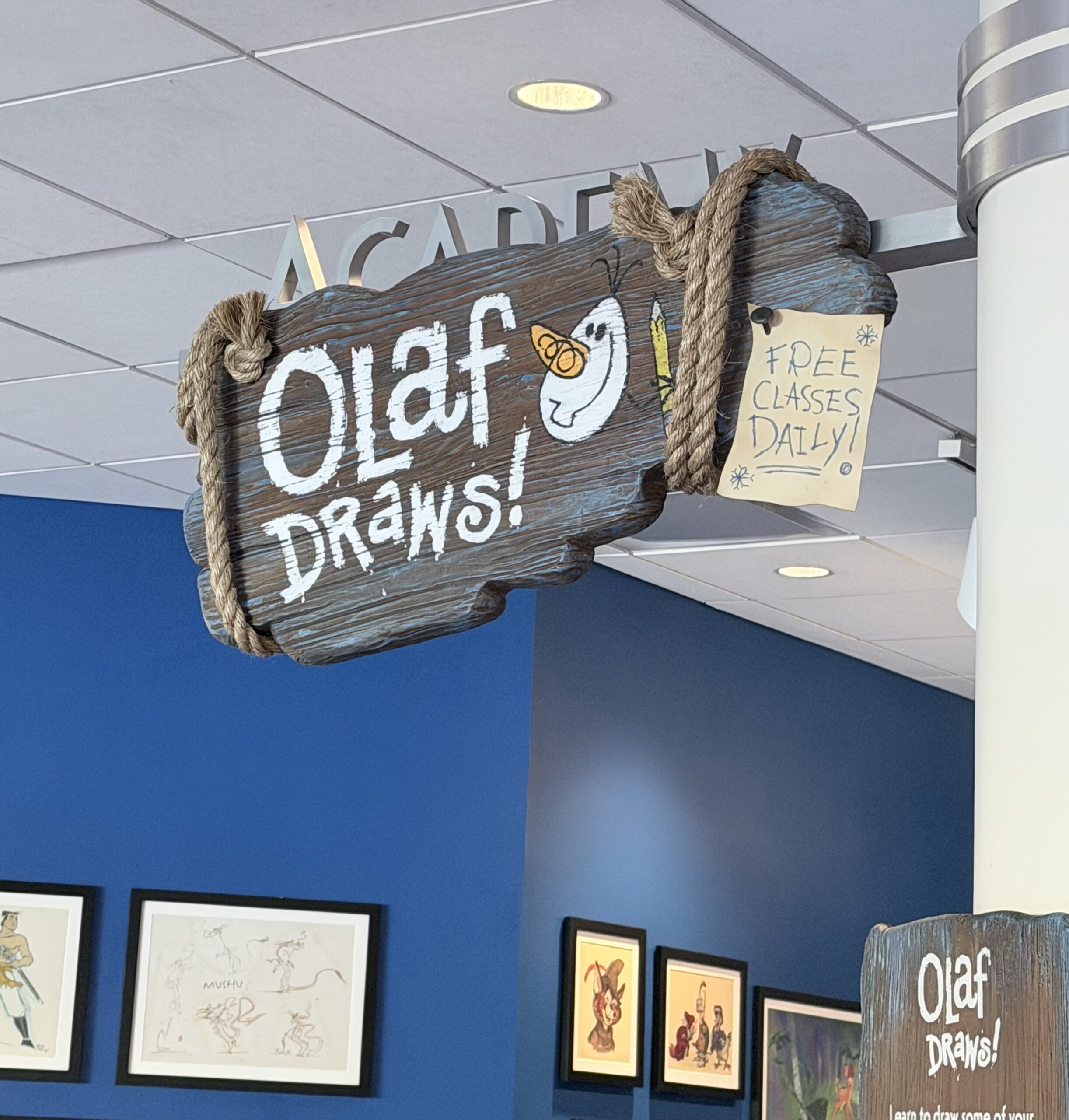 Olaf Draws | The Main Street Mouse Olaf Draws