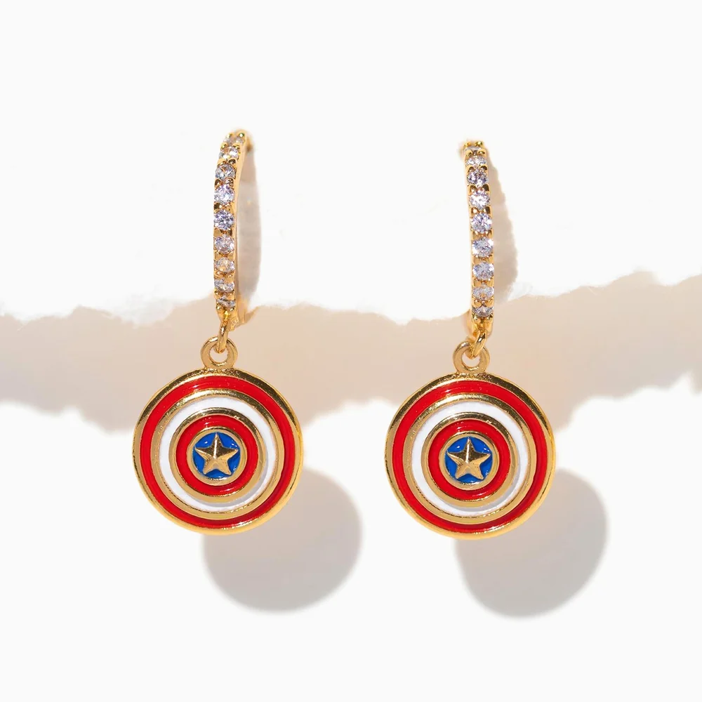 Captain America Earrings