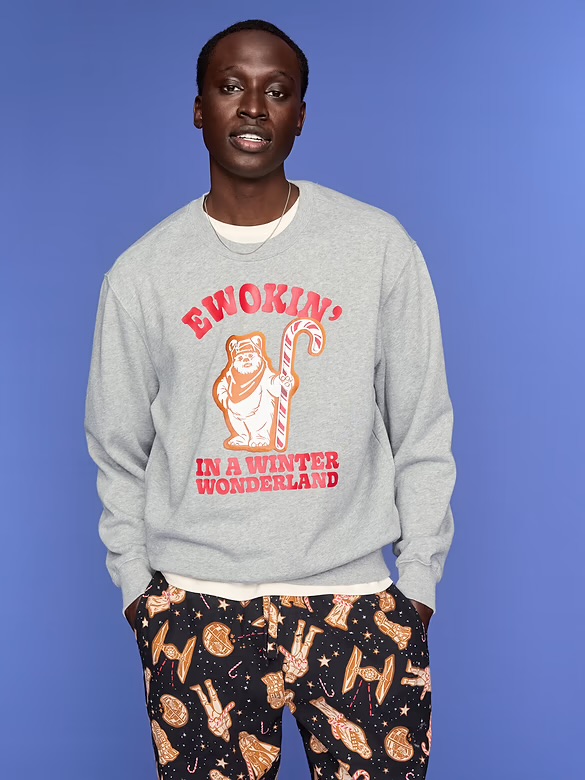 Old Navy x Star Wars™ Oversized Crew Sweatshirt for Men | The Main Street Mouse Old Navy X Star Wars™ Oversized Crew Sweatshirt for Men
