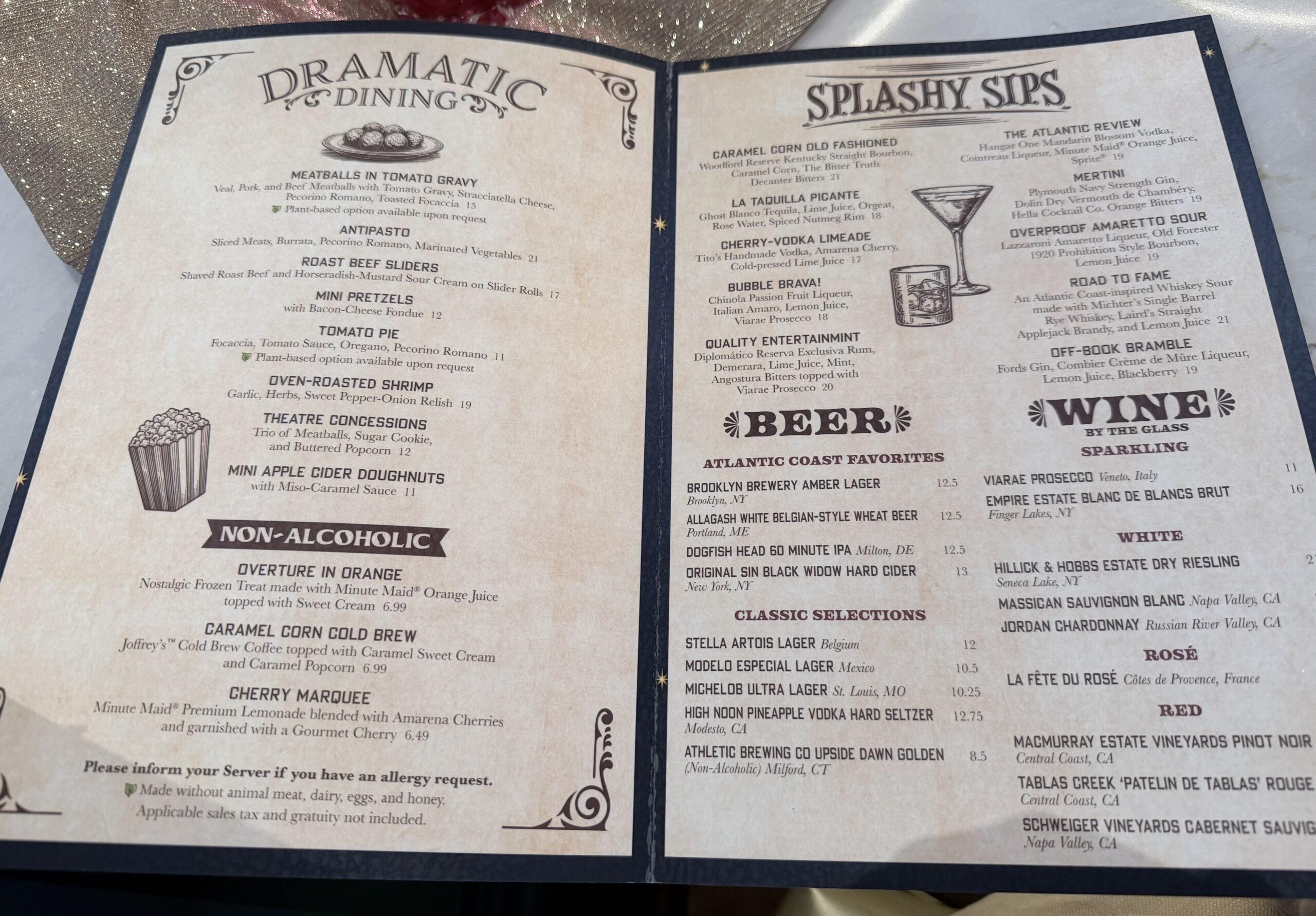 Hurly Burly Menu