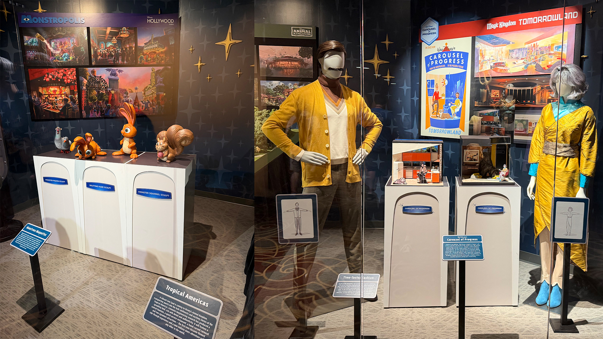 Walt Disney Presents Gets Exciting New Imagineering Displays for Monstropolis and Carousel of Progress | The Main Street Mouse Walt Disney Presents Gets Exciting New Imagineering Displays for Monstropolis and Carousel of Progress