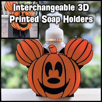 Interchangeable 3D Printed Soap Holders | The Main Street Mouse Interchangeable 3d Printed Soap Holders