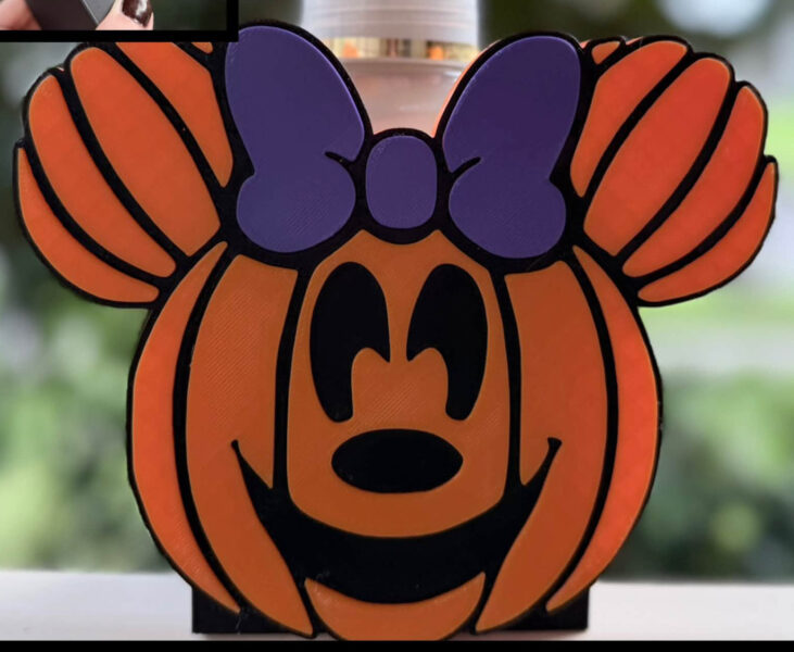Minnie Pumpkin Faceplate