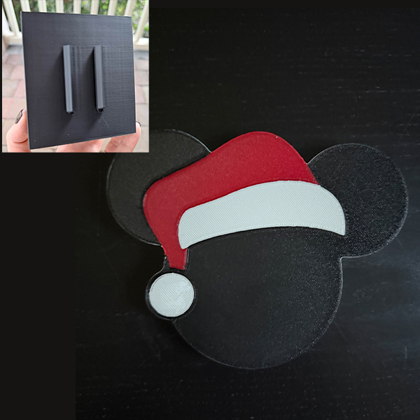 Santa Mickey Interchangable Bbw Soap Holder