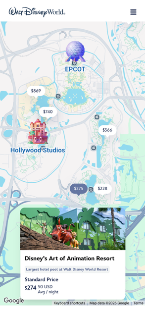 Disneys New Vacation Planning Experience beta Screenshot 3