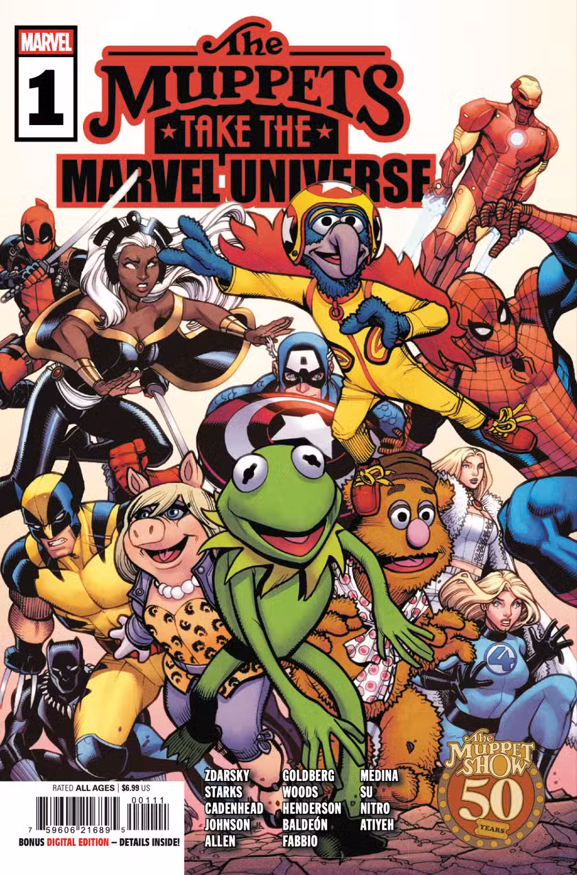 The Muppets Take the Marvel Universe 1 Cover | The Main Street Mouse the Muppets Take the Marvel Universe 1 Cover