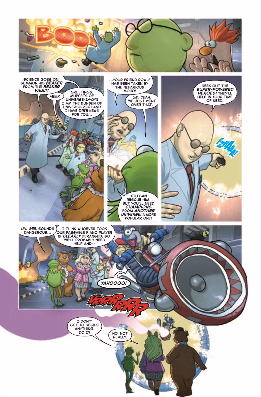 The Muppets Take the Marvel Universe 1 Preview 2 | The Main Street Mouse the Muppets Take the Marvel Universe 1 Preview 2