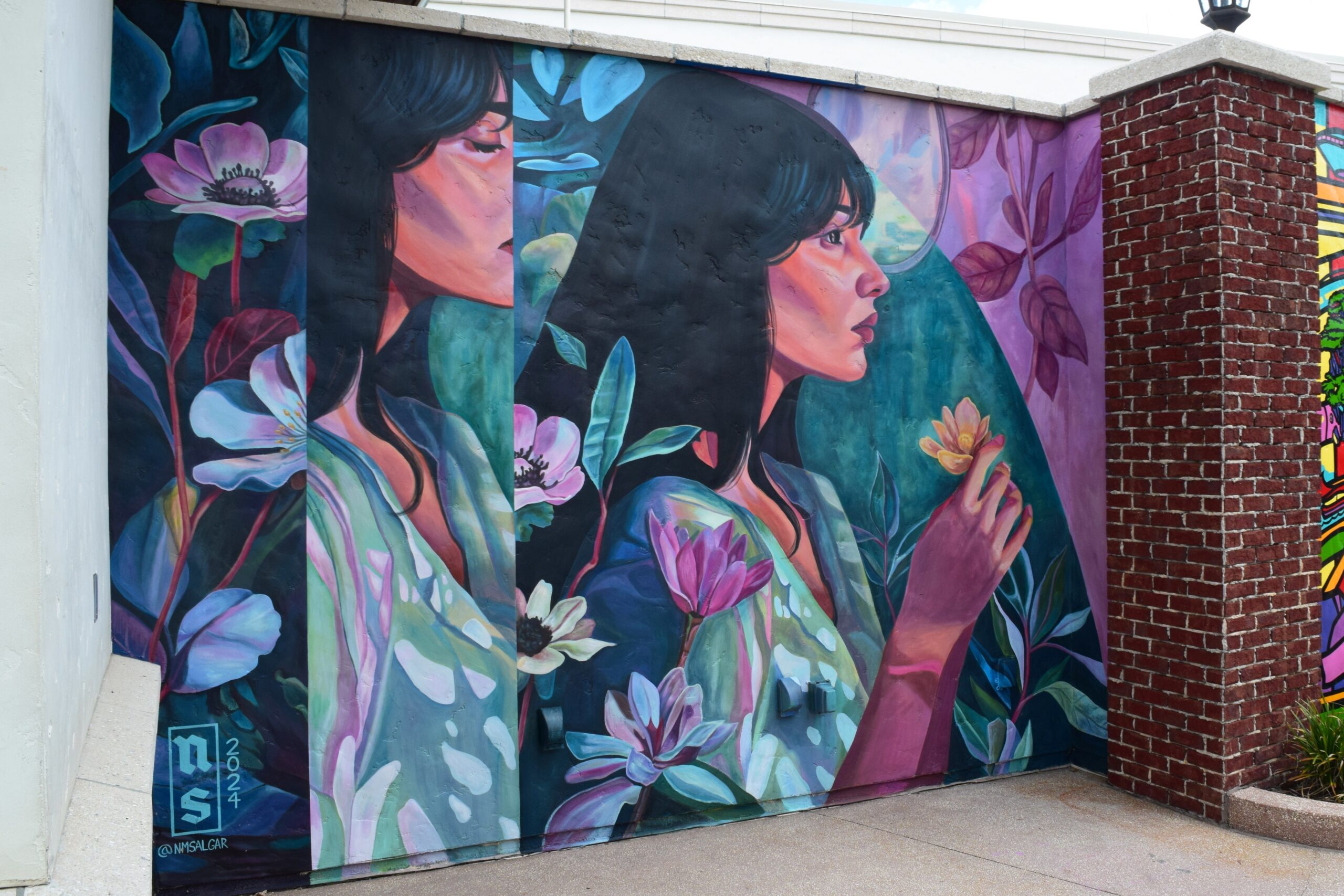 vibrant artwork on display by Hispanic artists like the piece featured here by Nicole Salgar | The Main Street Mouse Vibrant Artwork on Display by Hispanic Artists Like the Piece Featured Here by Nicole Salgar