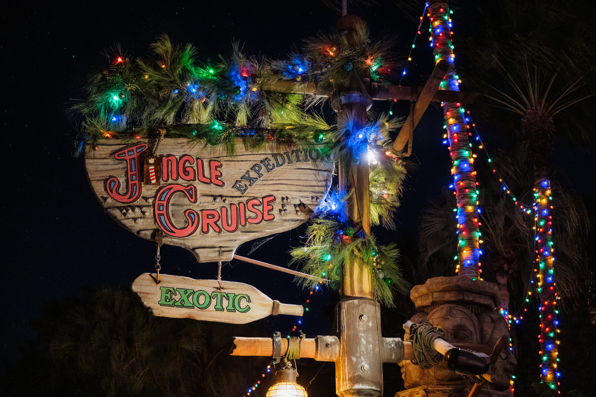 2025WaltDisneyWorldHolidaysJungleCruise1 | The Main Street Mouse Jingle Cruise at Magic Kingdom During the Holidays
